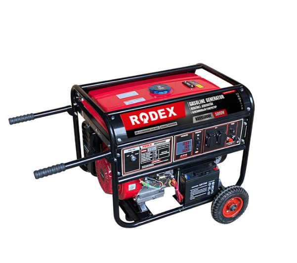 RDX95001E RODEX BENZİNLİ JENERATÖR 5KW/5KVA MARŞLI